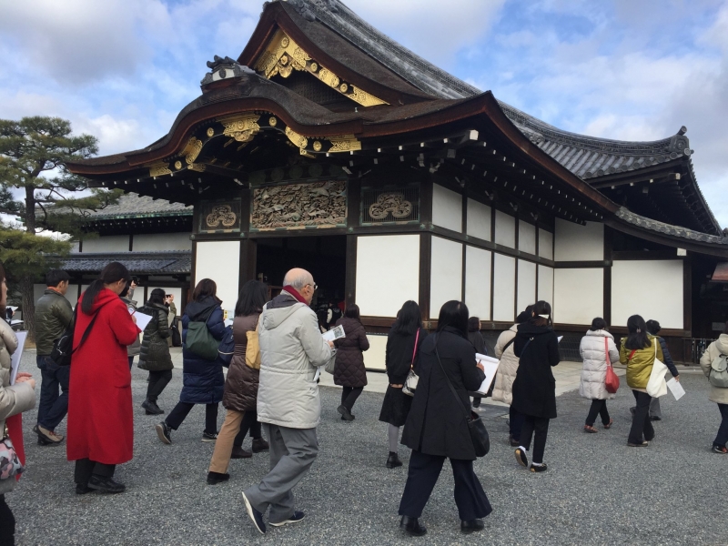 京都：実地研修風景